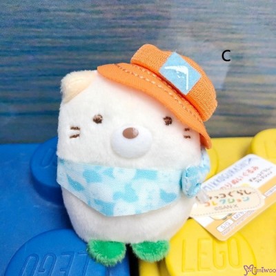 角落生物 6cm 手玉 毛公仔 貓  Sumikko Gurashi Cat 762830-C